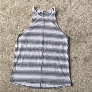 Lululemon gray high neck tank